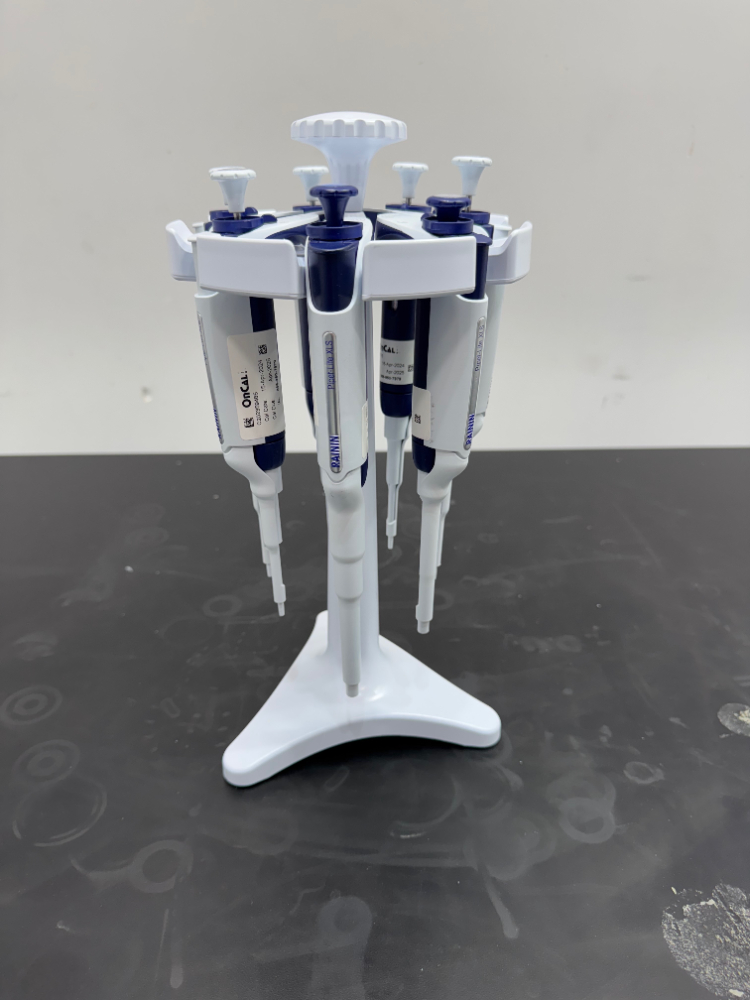 Image of Rainin RFID-Capable Pipette Set with Stand - Quantity 7